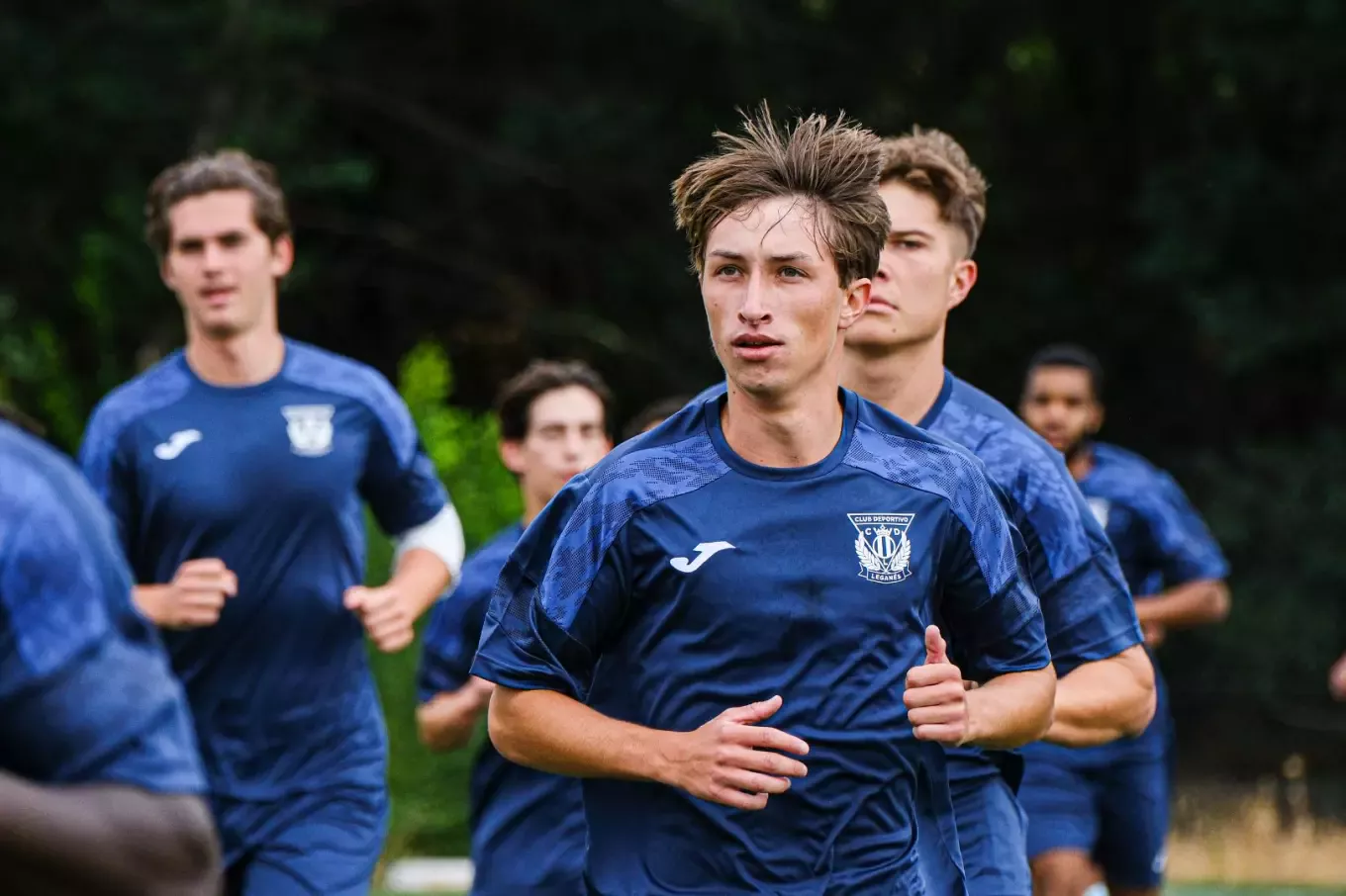 Un Trial de fútbol con el CD Leganés. 